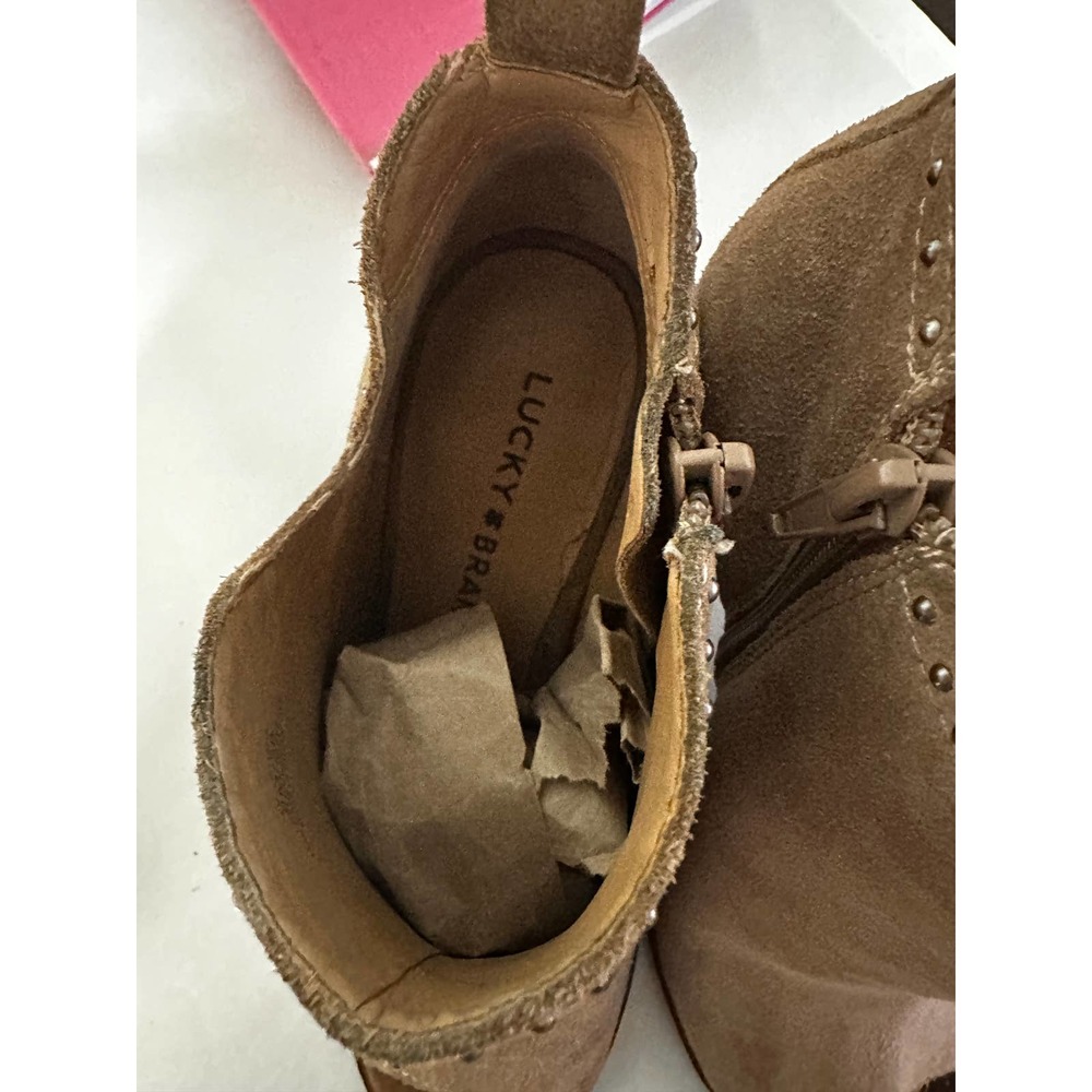 Lucky Brand Lotisha Zip Bootie Size 8M - Picture 3 of 8